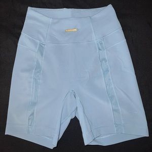 Baby blue gymshark shorts (XS)